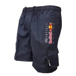 2024 Pants Cargo Dynion Newydd Shorts Achlysurol i Ddynion Loncian Pants Byr Rasio Brand Drawstring Pants Tactegol Dyn Gwisgo Awyr Agored