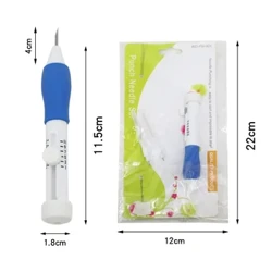 Magic Embroidery Pen Punch Needle Kit för stickning av cirkulär nål Konst och hantverk för DIY-sömnadsverktyg