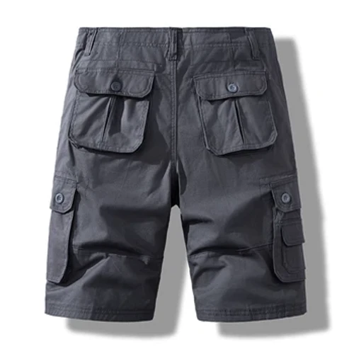 Sportsshorts for menn Cargo Shorts Bukser Stor størrelse Bermuda Halvbukser Bomull Løs Rett løping Gym Shorts Bukser