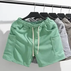 Nam Mùa Hè Quần Short Áo Màu Nhiều Túi Quần Short Rời Quần Ống Rộng Thể Thao Chạy Bộ Quần Shorts Quần Ngắn