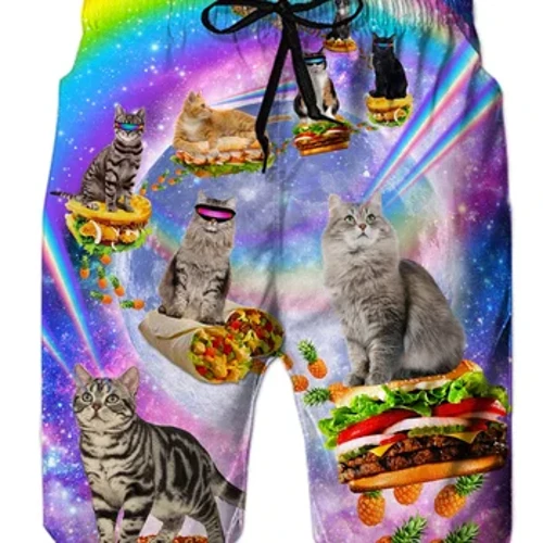I-Funny Animal Dinosaur Beach Amabhulukwe Amabhulukwe Abesilisa 3D Printing Surfing Board Shorts Summer Summer Hawaii Swimsuit Swim Trunks Cool Ice Shorts