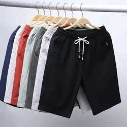Quần short lụa băng mùa hè cho áo khoác ngoài nam Quần thể thao, Quần đi biển thông thường Quần cỡ trung M-5xl