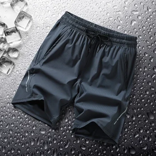 Sommarshorts i lös is för mäns tunna avslappnade snabbtorkande löpar- och fitnessbyxor