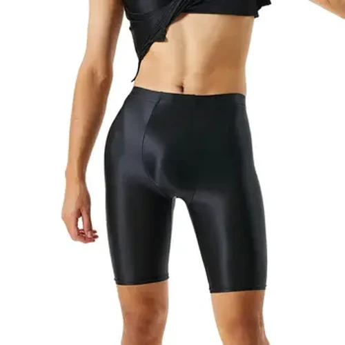 Beliebte Fitness-Shorts, dehnbar, schützend, nahtlos, glänzende Fitness-Shorts aus Eisseide für Männer