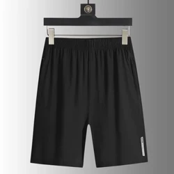 Sommarens tunna snabbtorkande issilkesshorts för män och kvinnor, enkla och lätta sportbyxor, svettabsorberande löpning utomhus