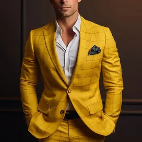 Nam Cộc Áo Công Sở Phong Cách Slim Fit In Kẻ Sọc Dài Tay Đơn Nút Đóng Dài Giữa Chiều Dài Thẳng Cardigan Làm Việc tắt