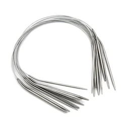 1,6–4,8 mm nerūsējošā tērauda apļveida adāmadatas tamboradatas adīšanai, aušanas adatas, amatniecības instrumenti, garums 43–120 cm