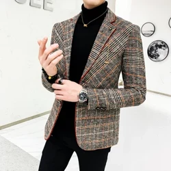 Bộ áo khoác thường ngày mùa thu đông bộ đồ đơn tây mỏng dành cho nam