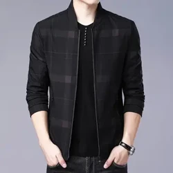Ffasiwn ieuenctid siacedi dynion pêl fas siaced dynion blazers Brand côt achlysurol gwanwyn hydref zipper i fyny ansawdd dillad dynion 3XL