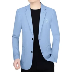 Nam Mùa Xuân Thường Ngày Phù Hợp Với Áo Cộc Tay Nam Công Sở Slim Fit Mỏng Phù Hợp Với Áo Khoác Thời Trang Mới Nam Chắc Chắn Áo Cộc Tay Áo Quần Áo Nam 4X
