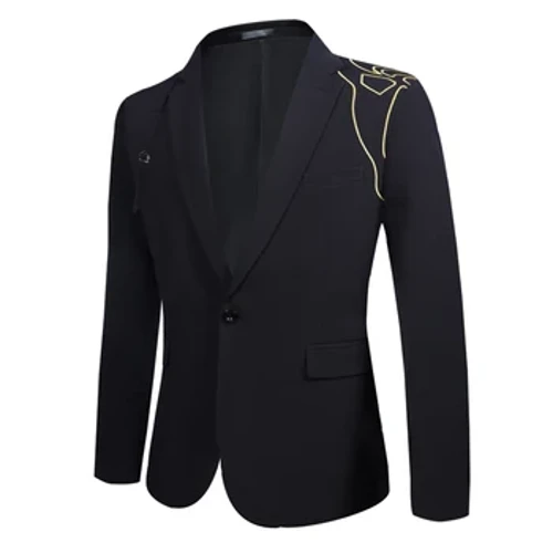 Brodert dressjakke for menn, bryllupsbankett, scenevert