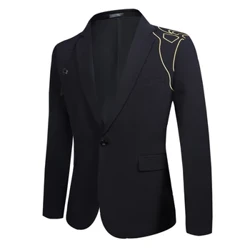 Jacket Suit Bróidnithe na bhFear, Banquet Bainise, Óstach Céim
