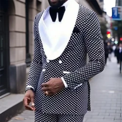 Su'ega Fa'afuafua mo Fa'aipoipoga Fa'aipoipoga Fa'aipoipo 2 Fa'afafine Slim Fit Tuxedo Fa'ato'āfaiavā 2024 Su'e Fa'ata'ita'i Fa'atama'ita'i Lua Fatafata Suti ma ofuvae.