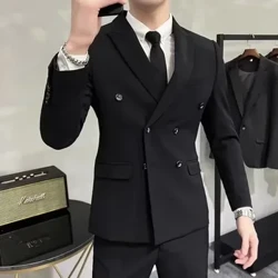 Plus Kích Thước 5XL Nam Đôi Phù Hợp Với Áo Khoác Thu Đông Mùa Xuân Kinh Doanh Slim Áo Hombre Dạo Phố Tiệc Cưới Trang Phục Homme