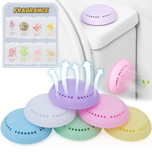 1 PC Padat Pengharum Ruangan Penghilang Bau Toilet Aromaterapi Aroma Kamar Mandi Kamar Tidur Lemari Bulat Lebih Segar Rumah Tangga
