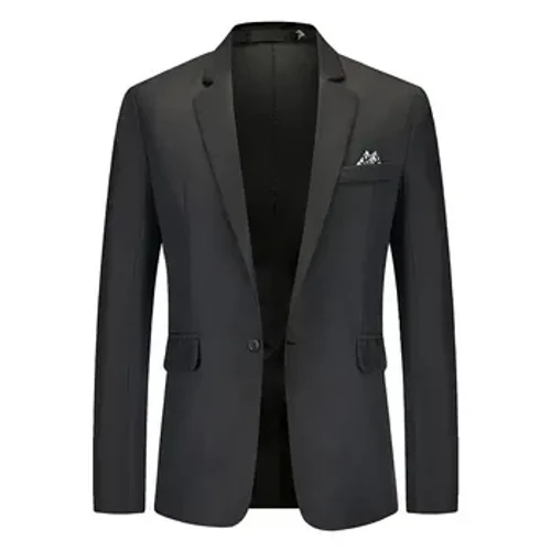 Jaket Pakaian Gaya Barat Pria Lengan Panjang Longgar Jaket Jas Cardigan Modis Modis