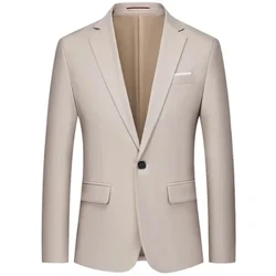 2023 Nytt mode för män Casual Business kostym/Manlig kavajjacka med en enkel knäppning/13 färger M-6XL