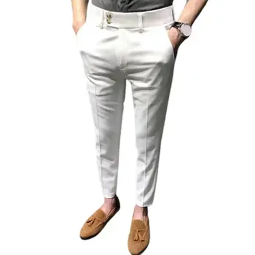 Moda dokuzynjy kostýum balak ofisi Slim Fit eşiklere çydamly Zip Up dokuzynjy kostýum balak topuk uzynlygy dokuzynjy jalbar erkek eşik
