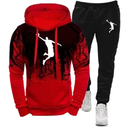 Splash Ink Sweatshirt მამაკაცის ტანსაცმელი მამაკაცის შარვლის კომპლექტი სპორტული კოსტუმები შემოდგომის ორი ცალი კომპლექტი მამაკაცის ტანსაცმელი ზამთრის სპორტული კოსტუმი