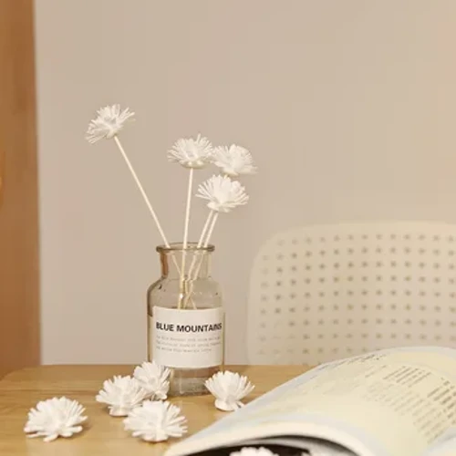 5 dona birlamchi rang gullari yong'inga qarshi aromali diffuzer DIY gulli xushbo'y tayoq uy yashash xonasi hammom uchun aromatik tutatqi