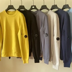 Poced Zipper Dynion Rownd Coler Stryd Ffasiwn Loose CP Chwaraeon Awyr Agored Hoodie Hip Hop 2024