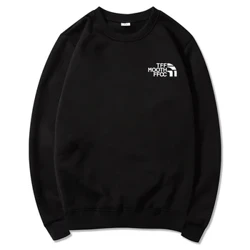 Áo hoodie nam màu trơn 2024 mùa thu đông mới hạng nặng phiên bản hàn quốc dáng rộng vai cổ tròn đa năng xu hướng áo hoodie