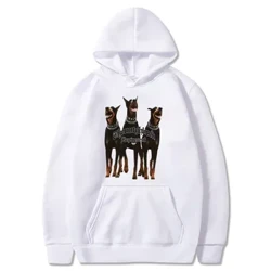 Felpa con cappuccio grafica per cani di personalità Felpa calda moda uomo Felpe con cappuccio Hip Hop Pile casual Streetwear Primavera Autunno Nuova felpa con cappuccio