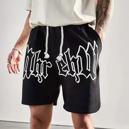 Short décontracté en mousse pour hommes, cinquième pantalon américain d'été, marque de mode Ins Sports, ample, grande taille, pantalon de basket-ball, nouvelle collection 2023