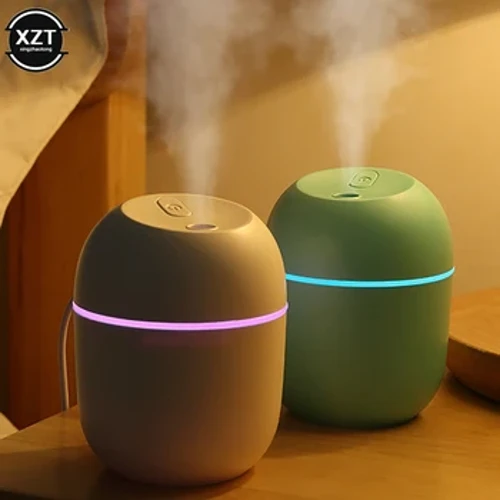 1 STK 220ML H2O Luftfukter Bærbar Mini USB Aroma Diffuser Med Cool Mist For Soverom Hjem Bil Planter Renser Luftfukter