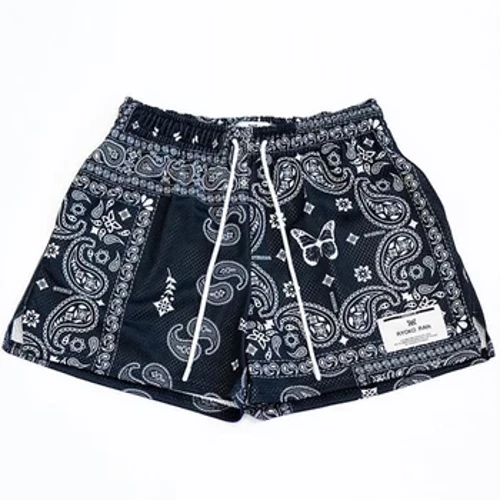 RYOKO RAIN Mùa hè mới quần short nam nam nữ thời trang đi biển bên bờ biển quần short lưới thể thao nhanh khô quần quý