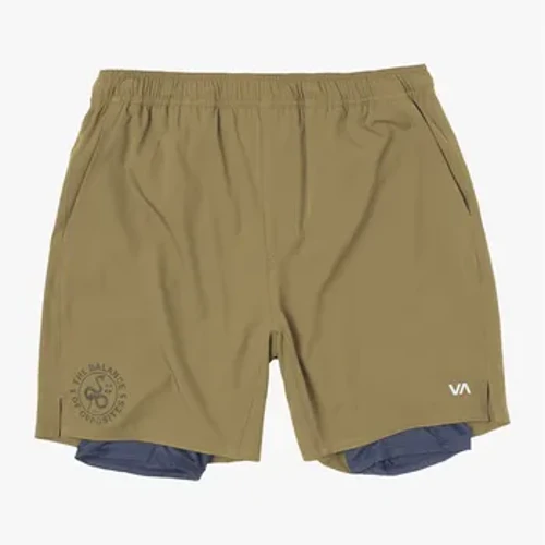 NYHED 2022 Summer Gym Jogging Øvelse 2 i 1 shorts Herre Sports Fitness Hurtigttørrende løbeshorts