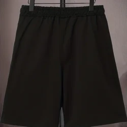 NEW YORK Print Men d'Loosst grouss Drawstring Casual Minimalistesch Shorts