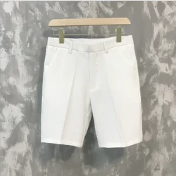 2024 Bost puntuko galtza laburrak Gizonezkoen udako joerak Praka informalak Gazte basatiak Traje zuri solteak Bermuda Masculina