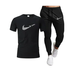 Siwt dynion, siwt zipper achlysurol, brand chwaraeon, haf sychu'n gyflym newydd