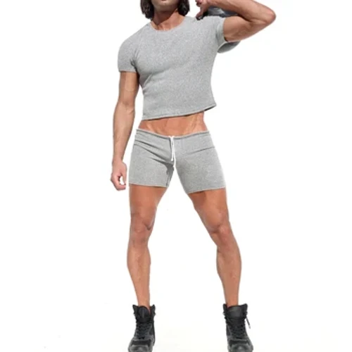 Nā Paʻa Kāne o ke kauwela Kausal ʻO ka waihoʻoluʻu paʻa pōkole lima ʻāʻī pōʻai ʻāʻī T Shirt+Sport Shorts Suit 2 Pcs ʻaʻahu 2024 Nā lole kāne hou S-3XL