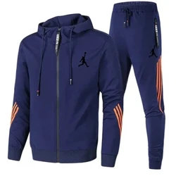 2024 Spring and Autumn New Leisure Sports Fashion Zipper Izingubo Zokugijima Zamadoda Izingubo Zamadoda Isethi Izingubo Zezemidlalo Ukugijima Kwamadoda P