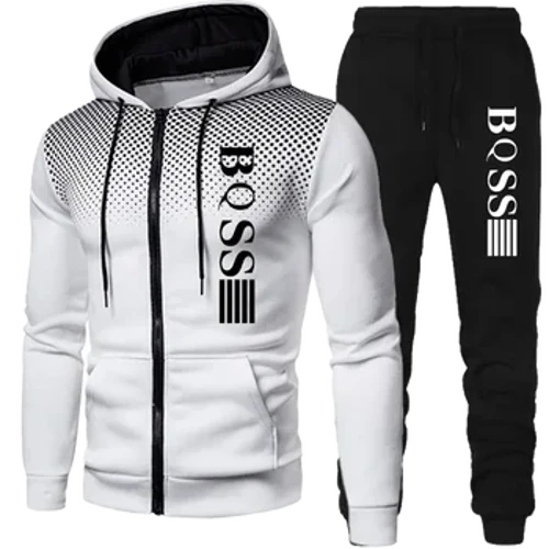 Costem for Men Arropa Spotted Sweatshirt Suit Hoodie and Prak Suit Gizonezkoen moda jantziak Gizonentzako neguko arropa Bi pieza multzo berria