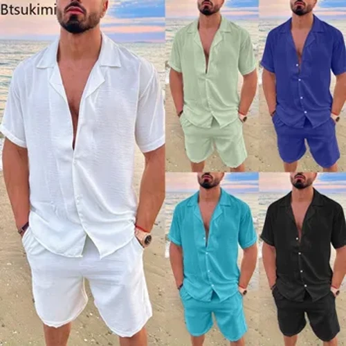 2024 fou a alii i le tau mafanafana o le ie ie ie seti mafiafia lima pu'upu'u lapel ofofu ma seti pupuu mo tagata Hawaiian Beach Aso malolo Seti lavalava
