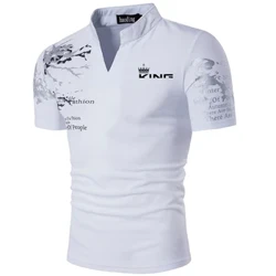 Herr T-shirt Herr Kortärmad T-shirt Tryck T-shirt Nya kläder Sommar Streetwear Casual Mode Herr Toppar