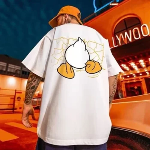 Áo Thun Rời Graphic T Áo Sơ Mi Quá Khổ Thoáng Khí Cotton Nguyên Chất Y2k Áo Quần Áo Dạo Phố Bông Tai Kẹp Áo Thun Tay Ngắn In Mới