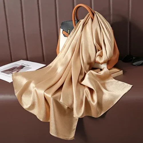 Düz Renk Lüks Moda Kadın Başörtüsü Eşarp Uzun Ipek Yumuşak Rahat Eşarplar Şal Susturucu Atkısı Açık Havada Bandana Bayan