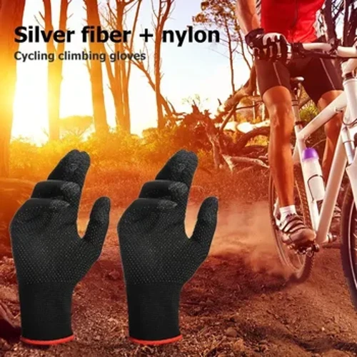 Mga guwantes ng Motorsiklo Sports Full Finger Anti Slip Warm Thermal Gloves para sa Mga Lalaki Babae Knit Touchscreen Gloves Sweatproof
