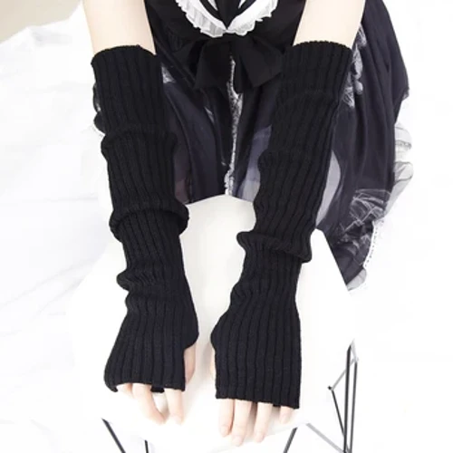 Totinilima Tama'ita'i Uumi e leai ni tamatamailima malūlū tama'ita'i totini lima Lolita Kawaii Mitten Winter mafanafana lalaga lima lima teine ​​Punk Gothic totini lima.