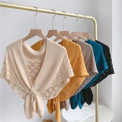 I-Hollow Shawl Ladies Imbali Eluka Isikhafu Sombala Oqinile Ongaphandle