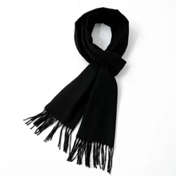 Cashmere rangi scarf imara kwa wanaume