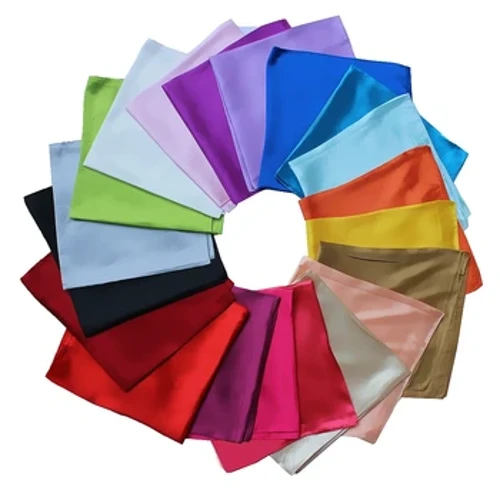 60Cm Mùa Xuân Mới Đơn Sắc Màu Trơn Nữ Occupatio Trang Trí Thời Trang Vuông Nhỏ Khăn Lụa Đầu Khăn Khăn Choàng Nhỏ