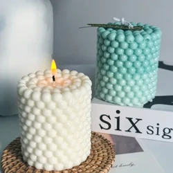 Mittenakkuva mulli silindri silikoonküünla vorm DIY kodukaunistuste valmistamine Kipsist epoksüvaigust küpsetusvormide valmistamine Kodused käsitöökingitused