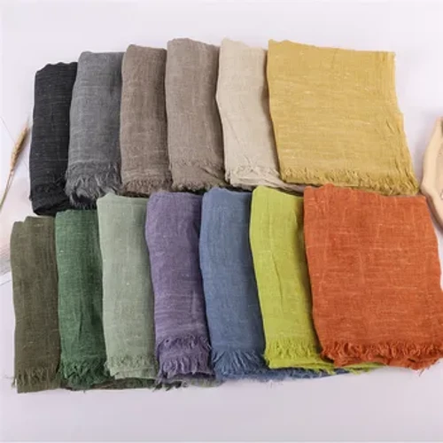 2024 NYT Efterår Nyt bomuld Pashmina Sjal Lady Wrap Varme Vinter tørklæder Solid Design Print Kvinde Foulard Beach Stoles tørklæde