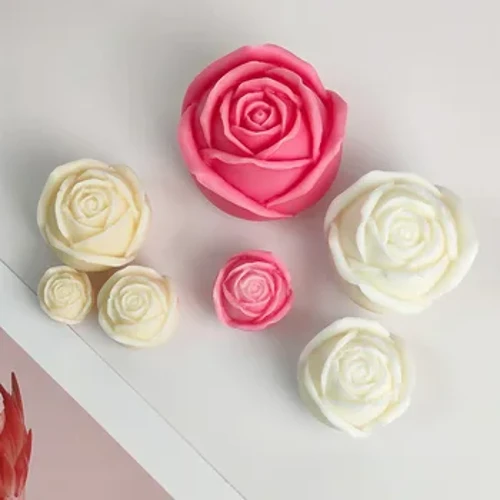 Mea'ai Vasega Rose Fugala'au Silikoni limu DIY fa'aigoa Aromatherapy moligao fa'ameamea omea fa'amea fa'amea fa'amea fa'a'aisa kupa sukalati limu keke sukalati.