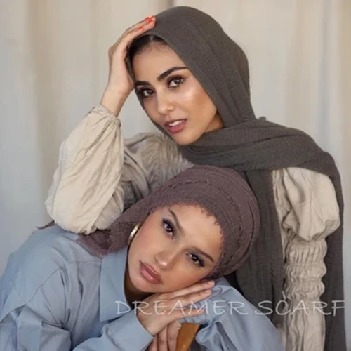 Sommer bomuld linned tørklæde til kvinder ensfarvet solcreme tynde tørklæder Blødt sjal Foulard Viscose Spring kvindelige wrap sjaler Ny